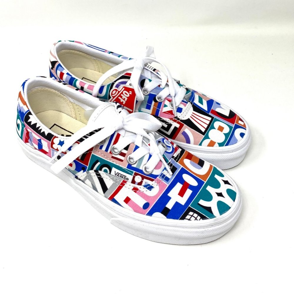 VANS Women Size VN0A5EFN5L8 ERA Custom Culture Multicolor Canvas Low Sneaker - Picture 3 of 10